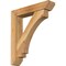 Ekena Millwork Imperial Slat Rough Sawn Bracket w/ Offset Brace, Western Red Cedar, 6"W x 28"D x 32"H BKT0604X28X32IMP06RWR - alternate 1